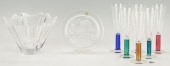 8 ART GLASS & CRYSTAL ITEMS, I