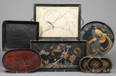 (8) Asian style trays and dish