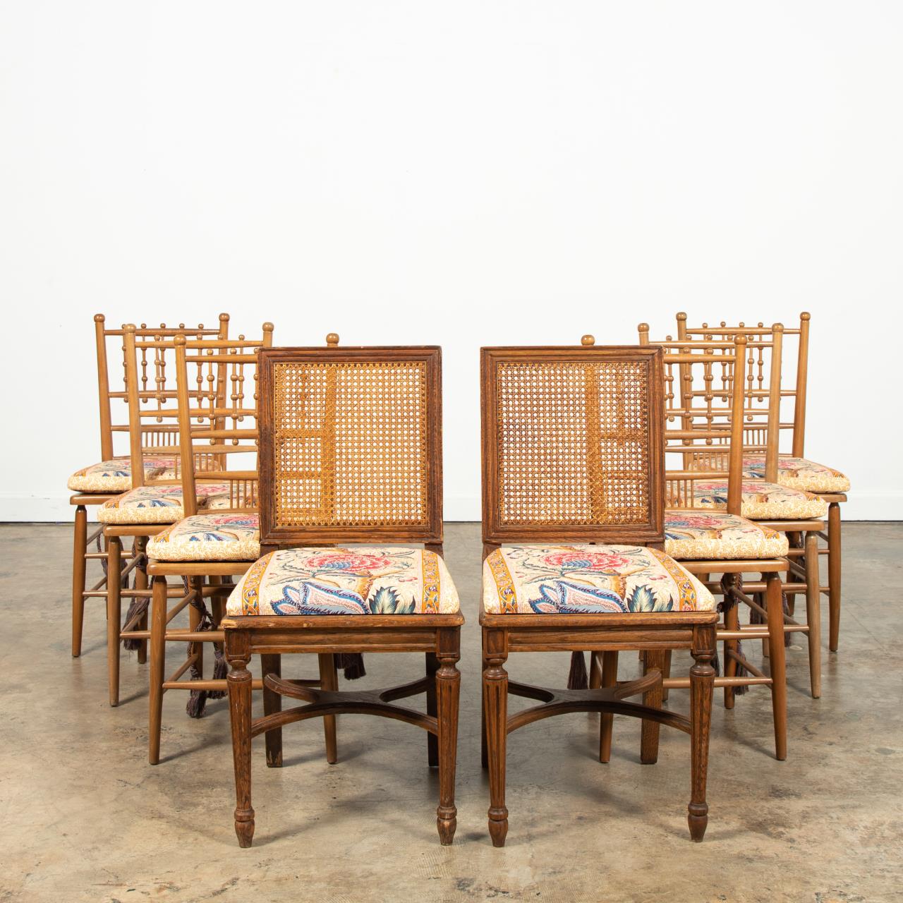 8 ASSEMBLED SIDE CHAIRS WITH