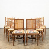 8 ASSEMBLED SIDE CHAIRS WITH B