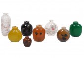 8 ASSORTED CHINESE SNUFF BOTTL