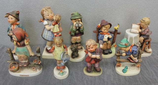 8 Assorted Hummels.From a