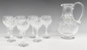 (8) BACCARAT 'MASSENA' BORDEAU