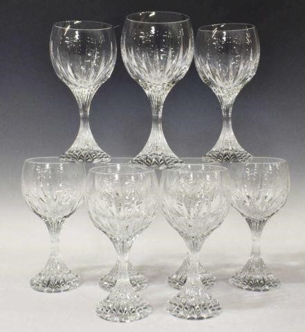 (8) BACCARAT 'MASSENA' CRYSTAL
