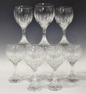 (8) BACCARAT 'MASSENA' CRYSTAL