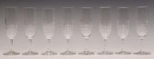 (8) BACCARAT NANCY CUT CRYSTAL