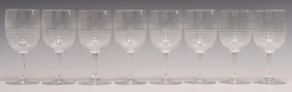 (8) BACCARAT NANCY CUT CRYSTAL TALL