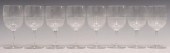 (8) BACCARAT NANCY CUT CRYSTAL