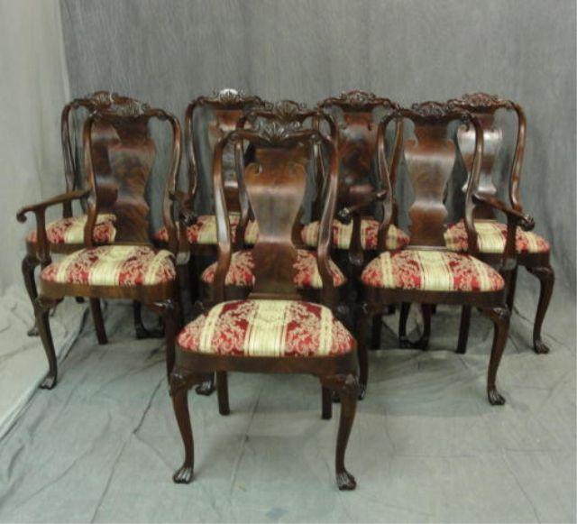 8 Baker Dining Chairs. From an East
