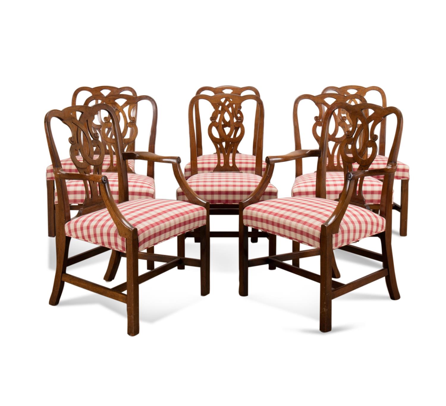 8 BAKER GEORGIAN STYLE MAHOGANY