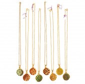 8 BERNARD CHAUDRON GOLD PLATED