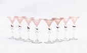 8 BIMINI BLOWN GLASS COUPE SET