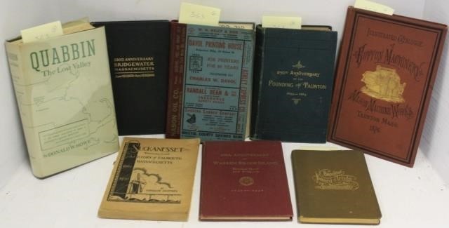 8 BOOKS RELATED TO TOWN HISTORY