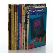 8 BOOKS, SEWING, NEEDLEPOINT,