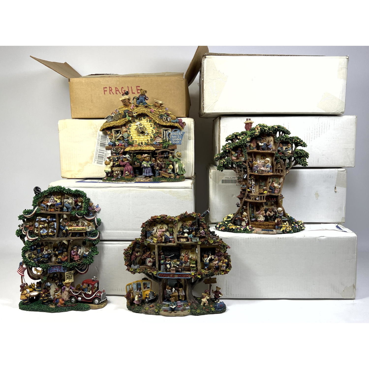 8 boxes Boyd's Bears collectible