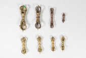 8 BRONZE VAJRA / DORJEA group