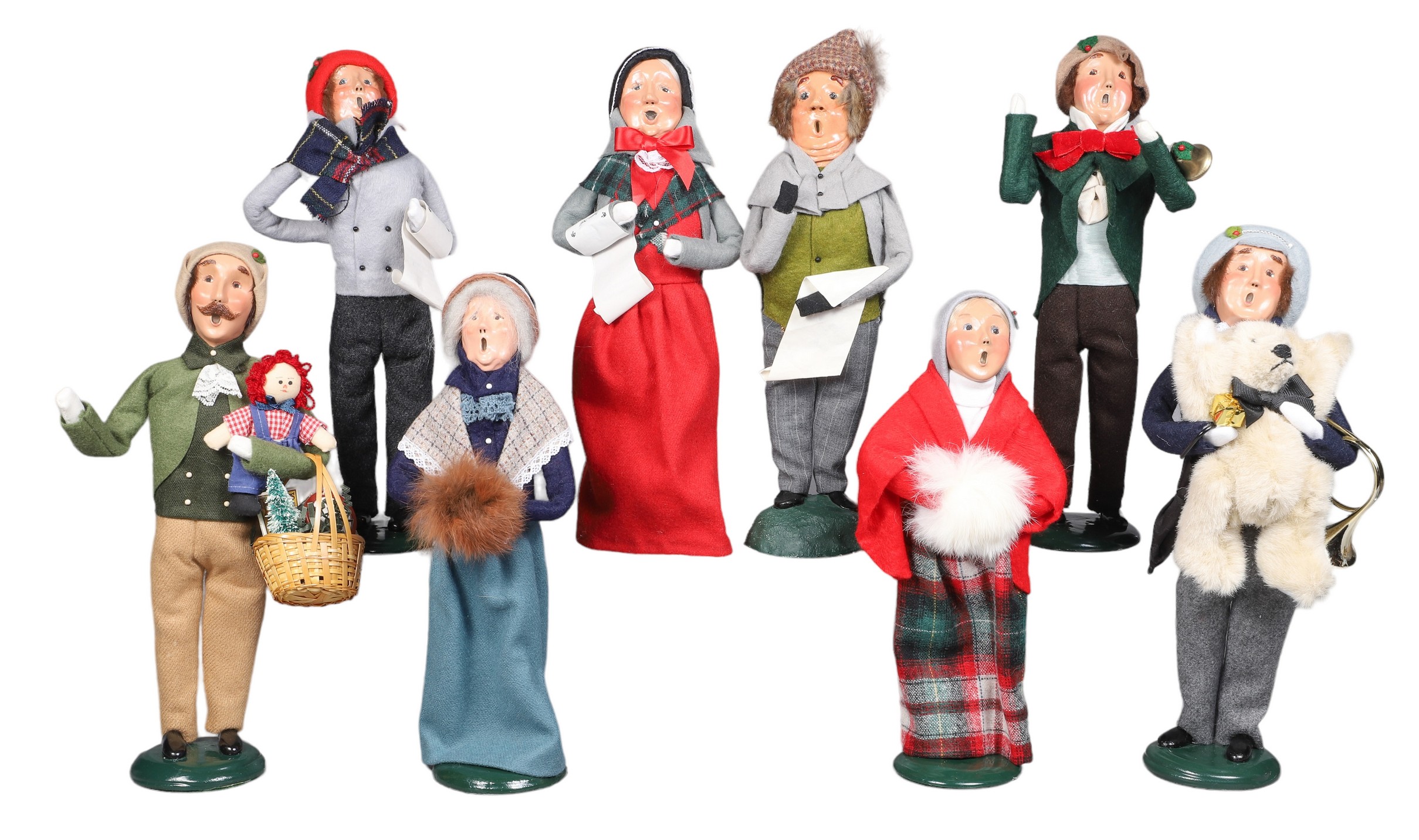 (8) Byers Choice Carolers