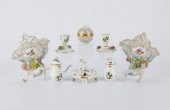 8 CARL THIEME & HEREND PORCELA