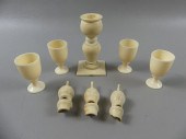 8 CARVED BONE ITEMSLot includi
