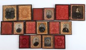 (8) Cased tintype and ambrotyp