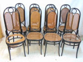 8 CHAIRS BY J&J KOHN, MICHAEL