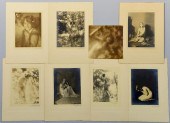 8 CHARLIE COOK GELATIN PRINTS,