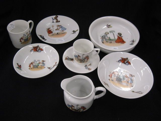 8 Children's Dishes various