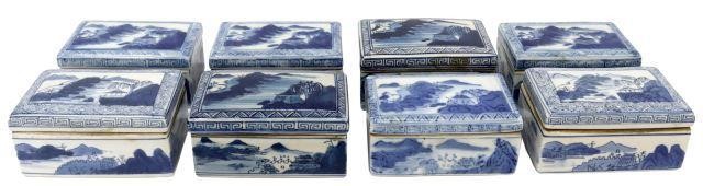 (8) CHINESE BLUE & WHITE