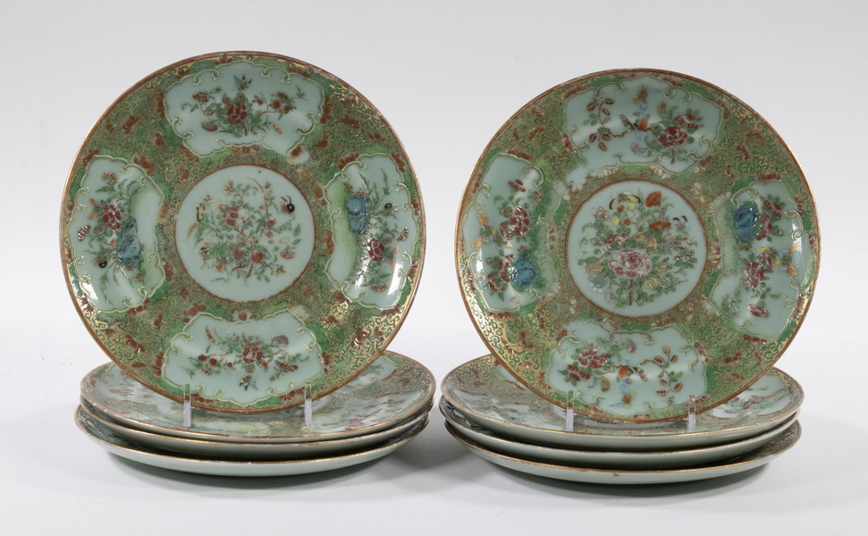 (8) CHINESE CELADON PORCELAIN