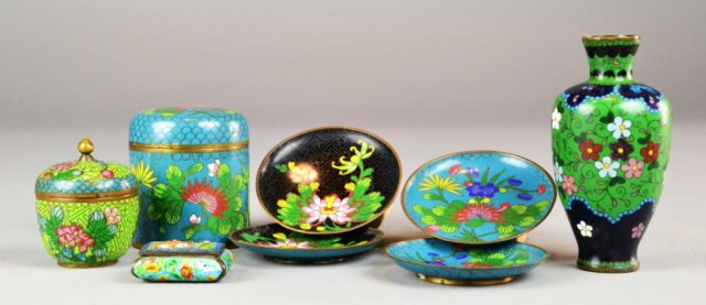 (8) Chinese Cloissone and Enamelled