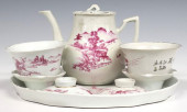 (8) CHINESE PORCELAIN CAMAIEU