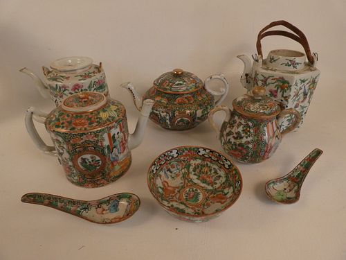 8 CHINESE ROSE MEDALLION