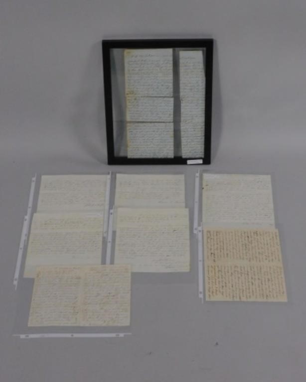 (8) CIVIL WAR LETTERS AND