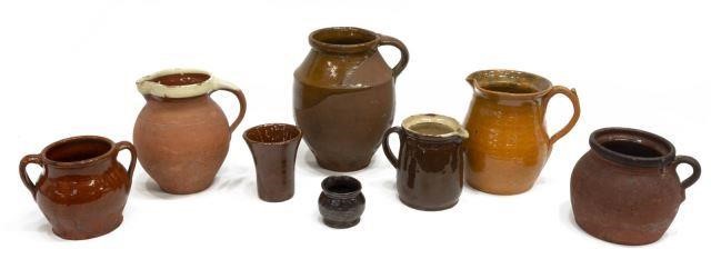 (8) COLLECTION AMERICAN REDWARE