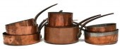 (8) COLLECTION OF FRENCH COPPE