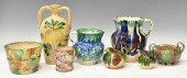 (8) COLLECTION OF GLAZED EARTH