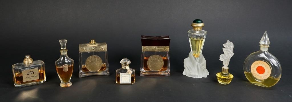 8 CRYSTAL PERFUME BOTTLES8