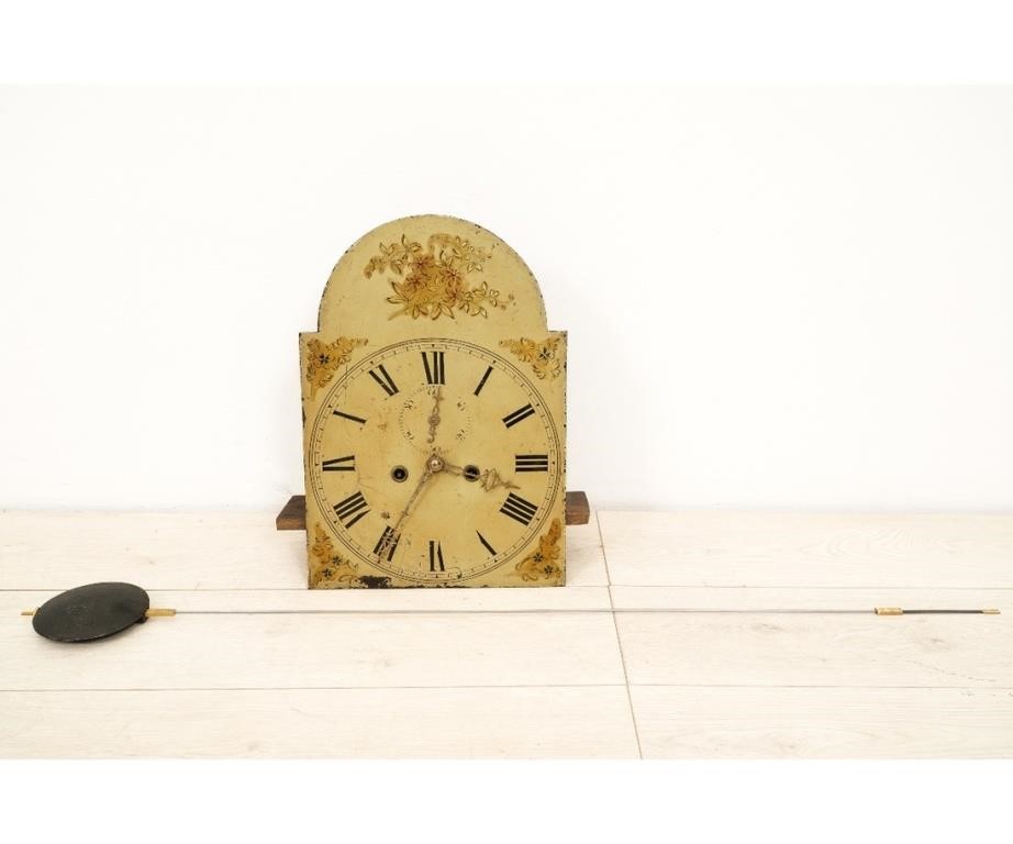 8-day tall case clock movement with
