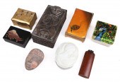(8) Dresser boxes and stoppere