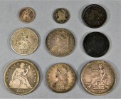 8 EARLY 19C AMERICAN SILVER CO