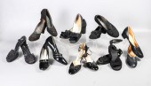 (8) Early 20th C ladies shoes