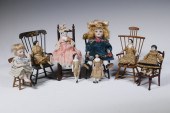 (8) EARLY DOLLS, PLUS (6) DOLL