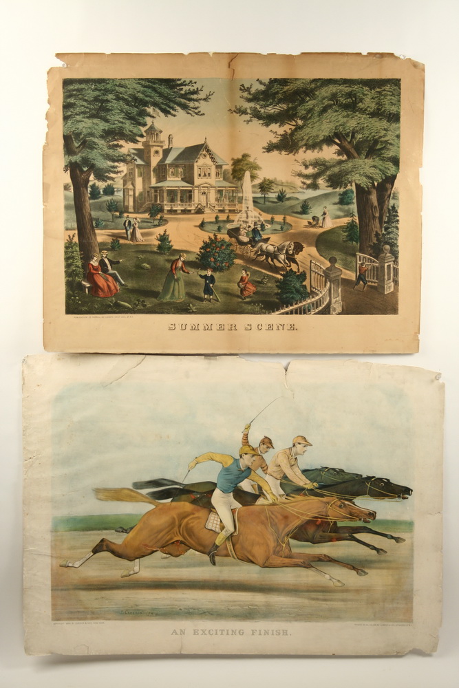 (8) EARLY FOLIO LITHOS/ENGRAVINGS -