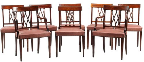 (8) ENGLISH GEORGE III INLAID