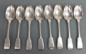 (8) ENGLISH VICTORIAN STERLING