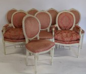 8 FINELY CARVED LOUIS XV1 STYL