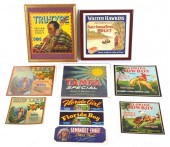 (8) FLORIDA FRUIT CRATE LABELS