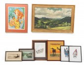(8) Framed decorative pictures