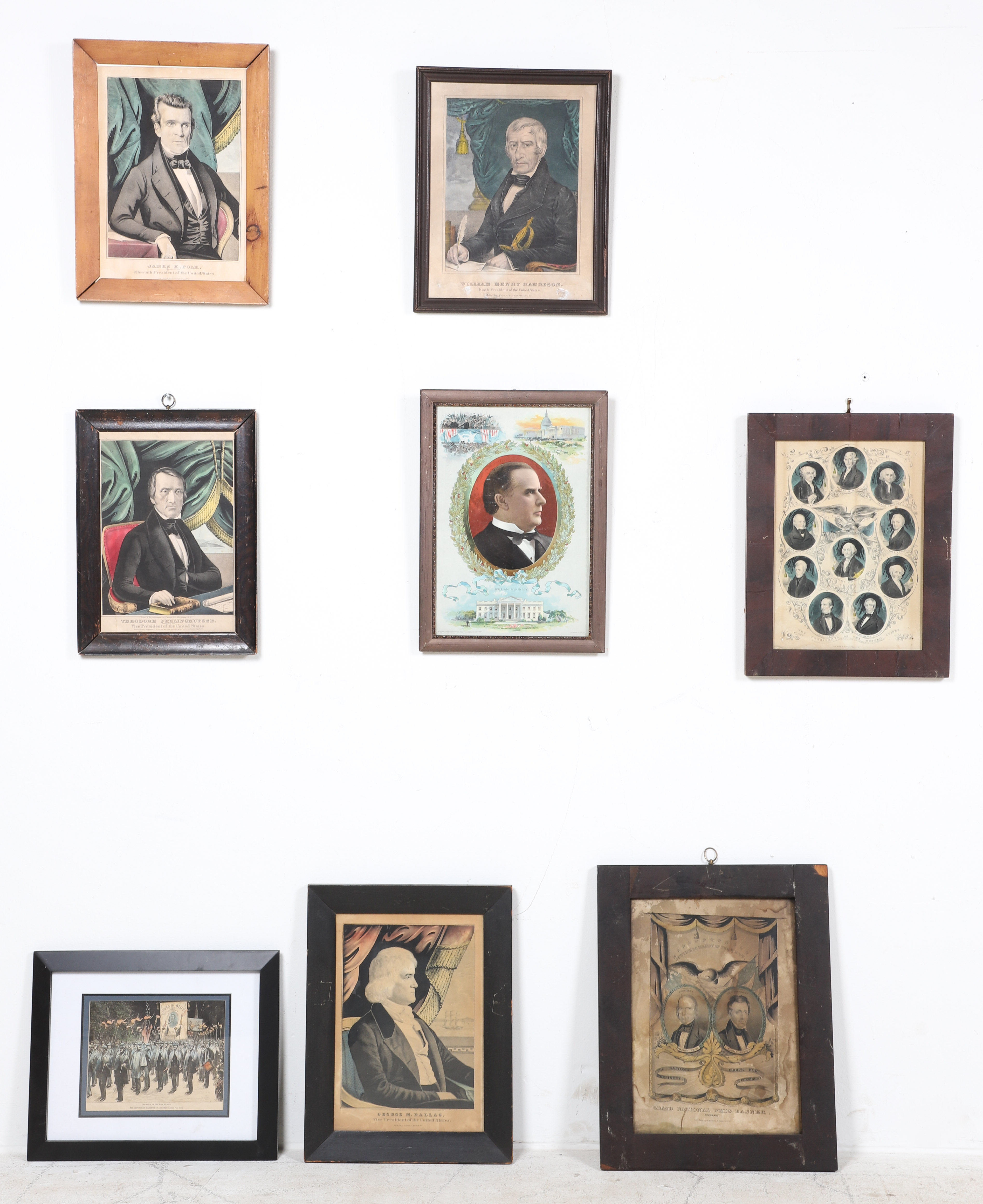 (8) Framed Political and