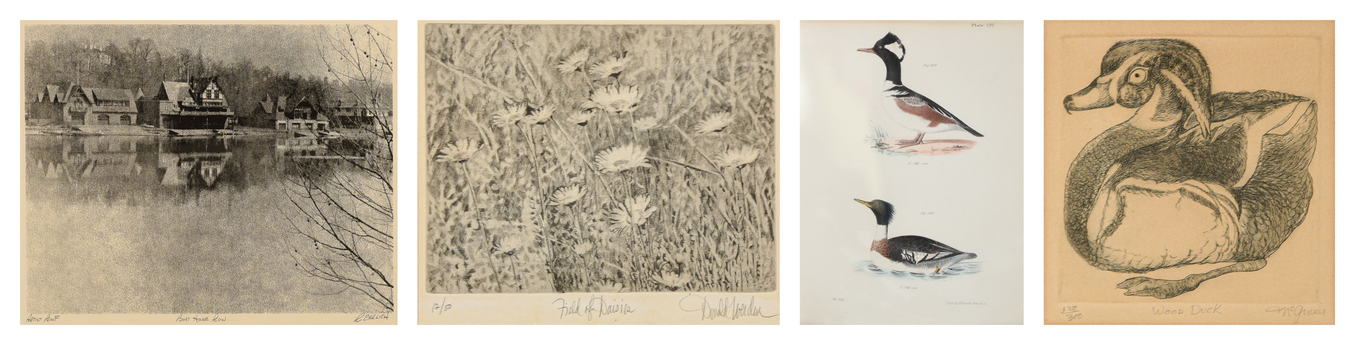 (8) Framed prints, includes Eleanor